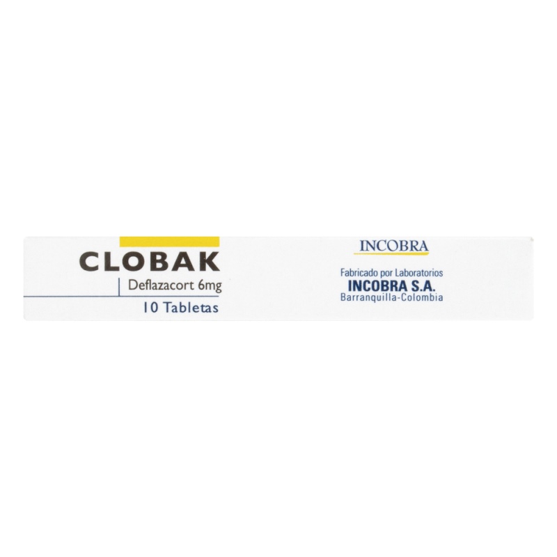 Clobak 6 Mg 10 Tabletas