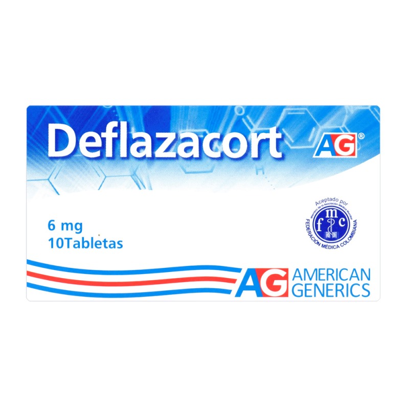 Deflazacort 6 Mg 10 Tabletas Ag(M)7343