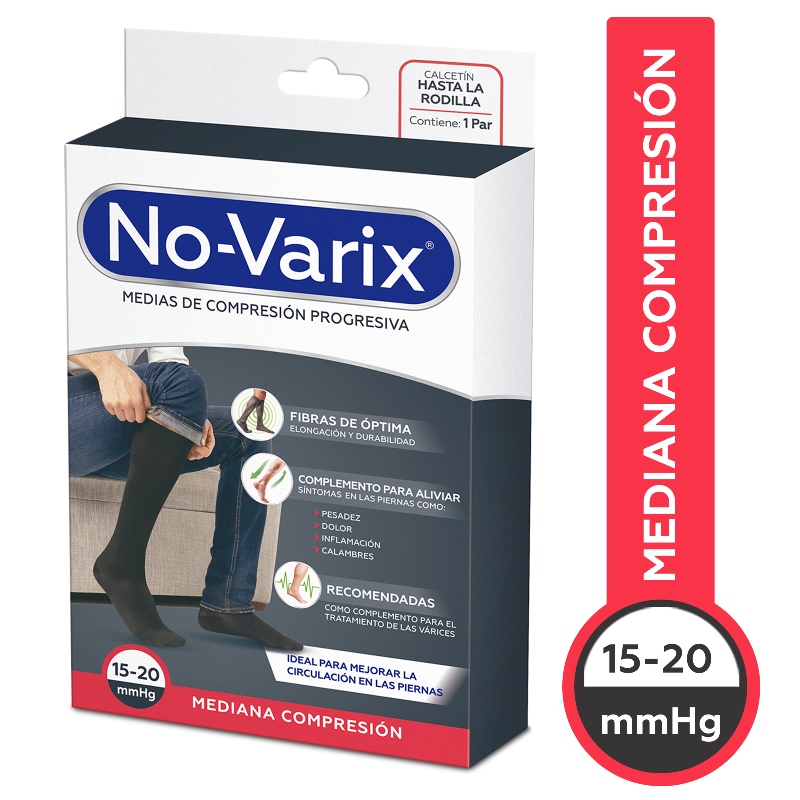 Calcet Homb Novarix 15-20Mmhgnegrotm