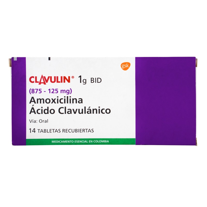 Clavulin 1 Gr 14 Tabletas(A)