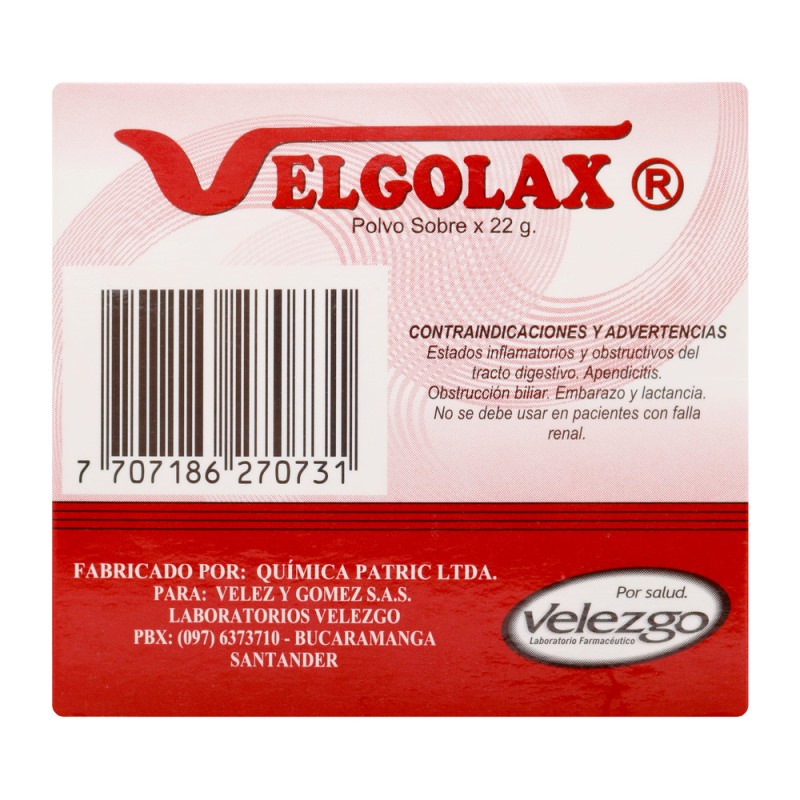 Velgolax Polvo Natural 22 Gr