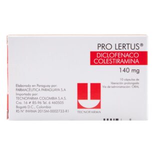 Prolertus 140 Mg 10 Capsulas