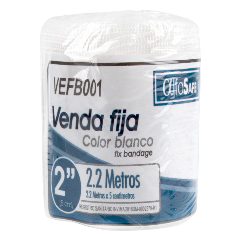 Venda Fija Blanca Alfa 2 X 22 Mts