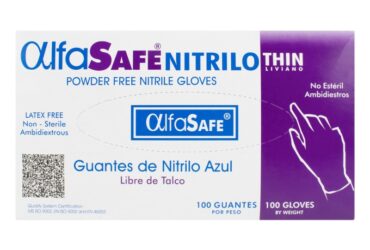 Guante Nitrilo Alfa Livazul Tl 100 Und