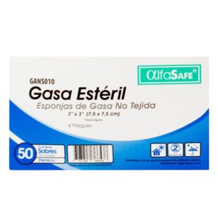 Gasa Alfa Estno Tejida 3X3 75 Cm 50Und