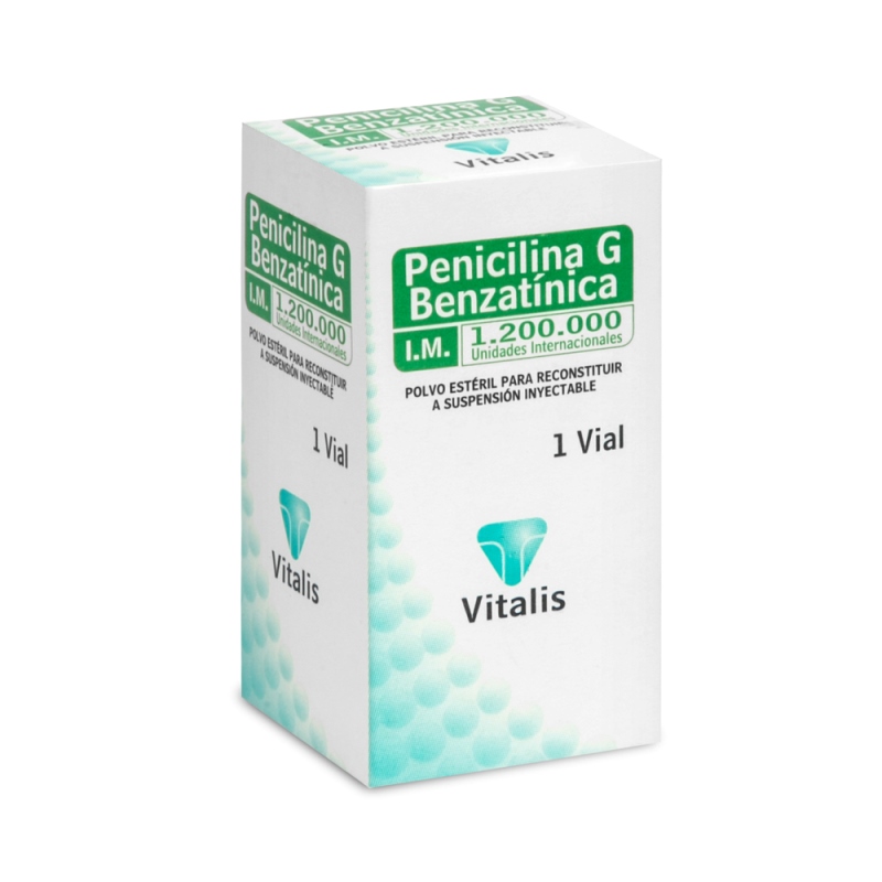 Pen G Benzatinica 12 Mui 1 Ampolla Vt
