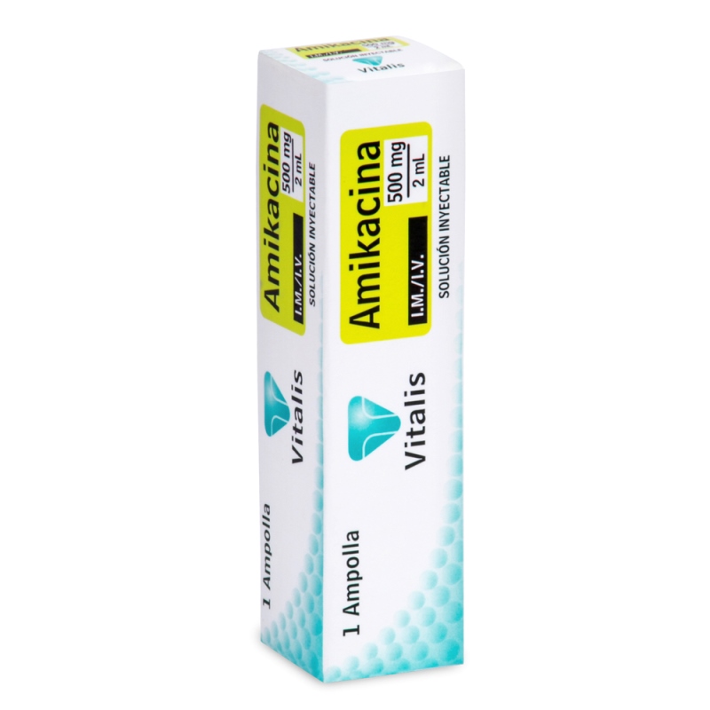 Amikacina 500Mg/2 Ml 1 Ampolla Vt