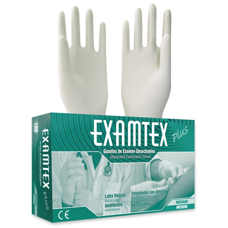 Guante Examtex Protex 100 Und Tm