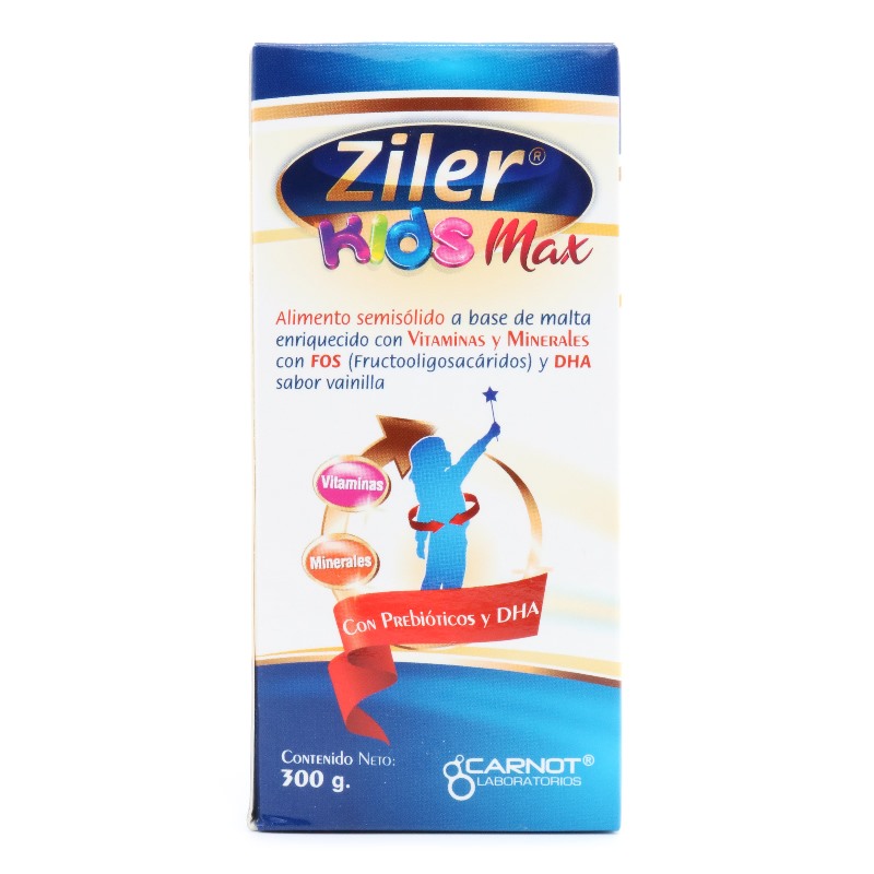 Ziler Kids Max Sabor Vainilla 300 Gr