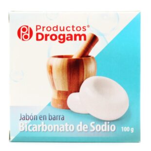 Jabon Barra Bicarb Sodio Drogam 100 Grs