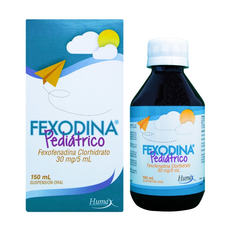Fexodina 06% Suspension Oral 150 Ml