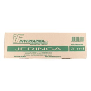 Jeringa 3P 3Ml 21X11/2 100 Und Inverf