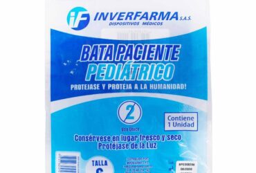 Bata Pediatrica Manga Larga Talla 6