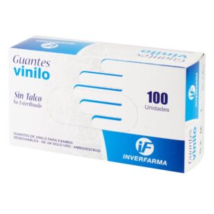 Guante De Vinilo S 100Uds Inverfarma