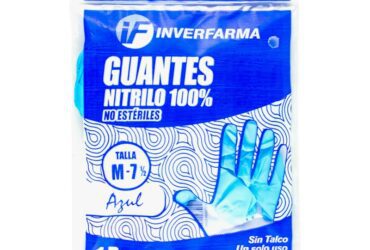Guante De Nitrilo Azul M 2 Uds Inverf