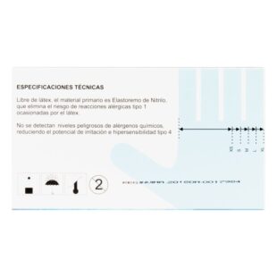 Guante De Nitrilo T S Caj X 100 Uds Invf
