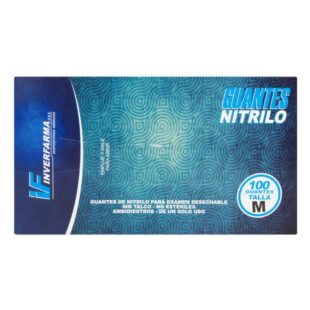 Guante De Nitrilo T M Caj X 100 Uds Invf