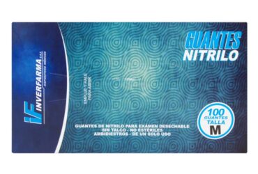 Guante De Nitrilo T M Caj X 100 Uds Invf