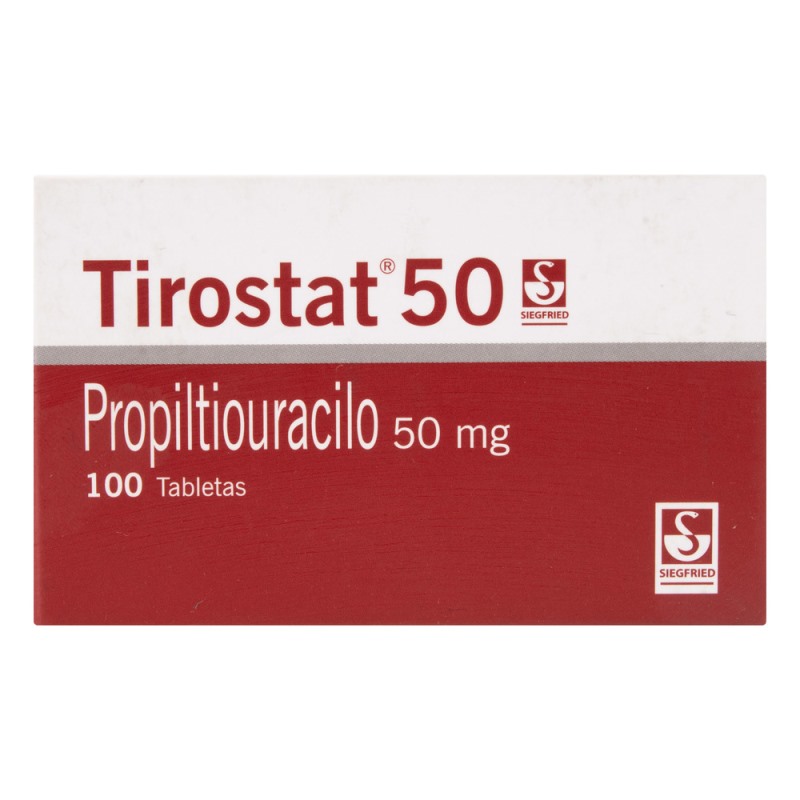Tirostat 50 Mg 100 Tabletas