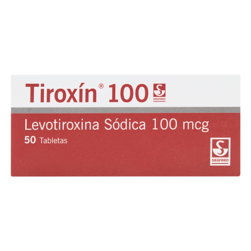 Tiroxin 100 Mcg 50 Tabletas(Pdb)