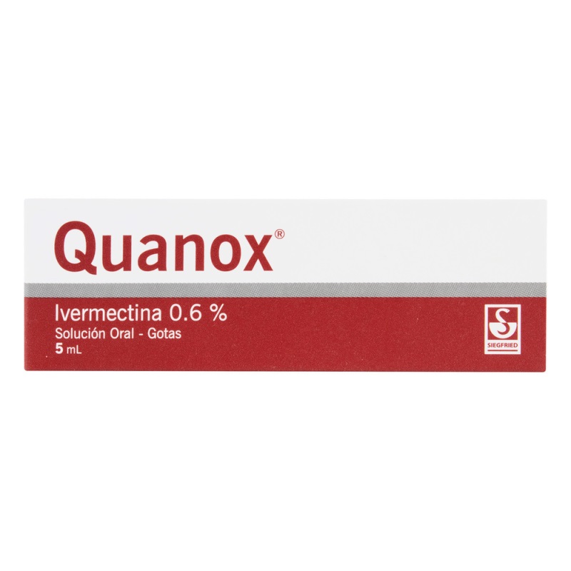 Quanox Ivermectina 06% Gotas 5 Ml