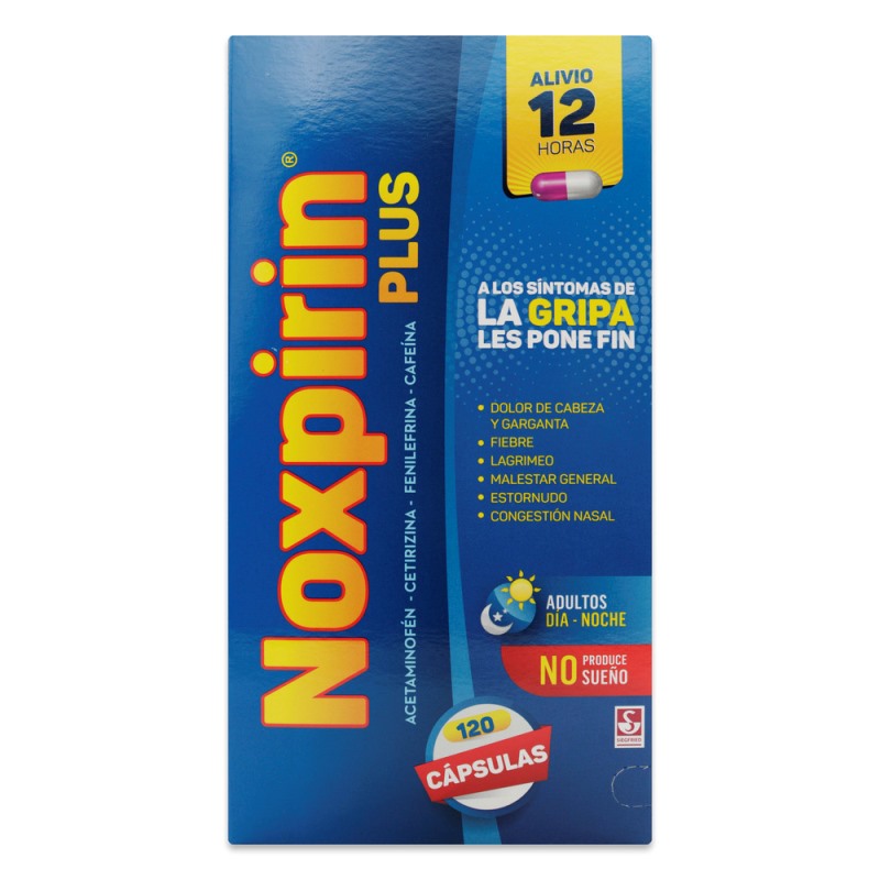 Noxpirin Plus 120 Capsulas