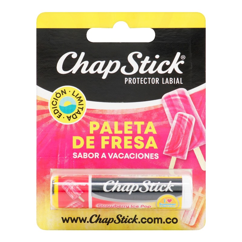 Prot.Labial Chapstick Paleta De Fresa