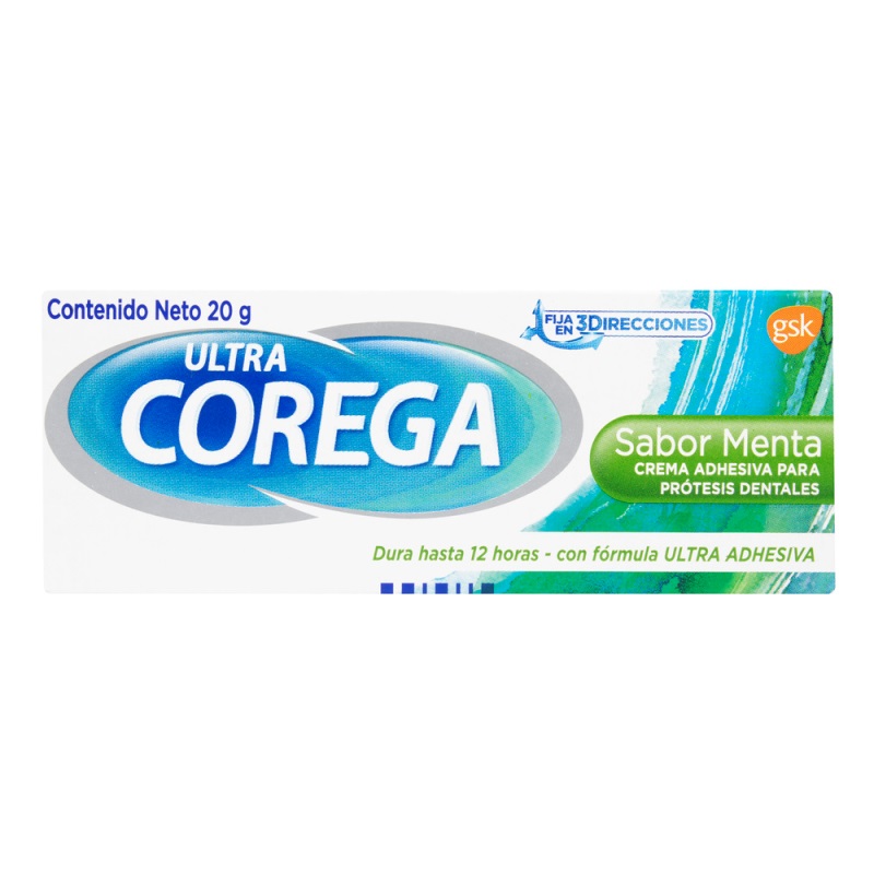 Crema Corega 3Dultra Menta 20 Gr