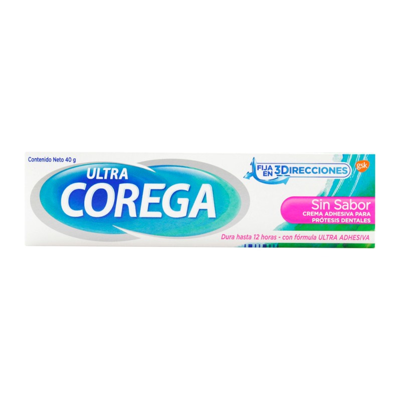 Crema Corega 3Dultra Sin Sabor 40 Gr