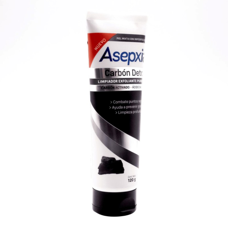 Asepxia Carbon Gel Exfolia 120 Gr (Sf)