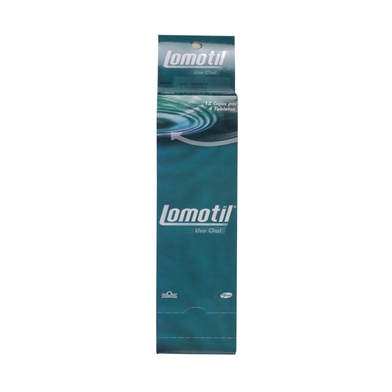 Lomotil 25 Mg 12 Cajas X 4 Tabletas