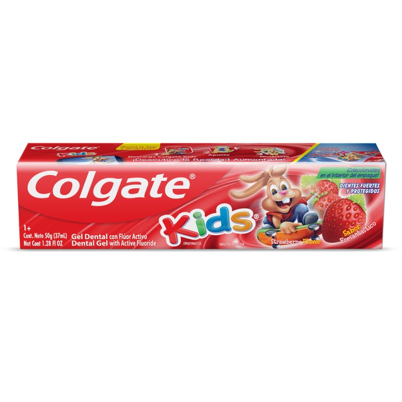 Cre Dental Colgate Gel Kids Fresa 50 Gr