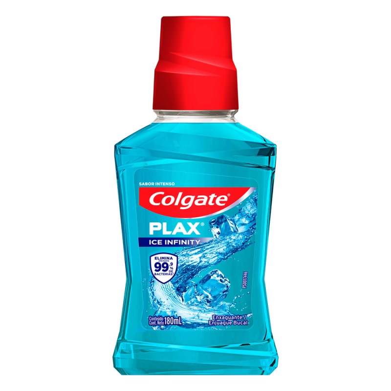 Enjuague Colgate Plax Ice Infinity 180Ml