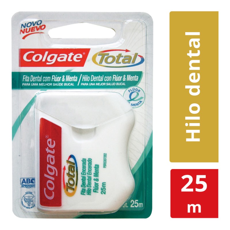 Hilo Dental Colgate Total Fmenta 25 Mts