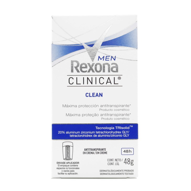 Dte.Rexona Soft Sol Clinical Men 48 Gr H