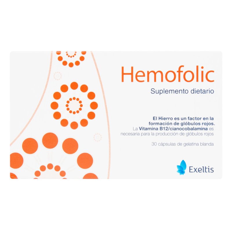 Suplemento Dietario Hemofolic 30 Cap