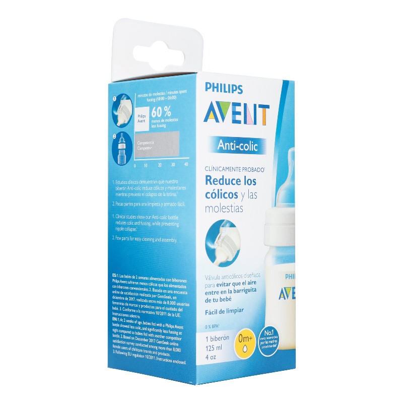 Tetero Anticolico Pp 4 Oz 1 Unidad