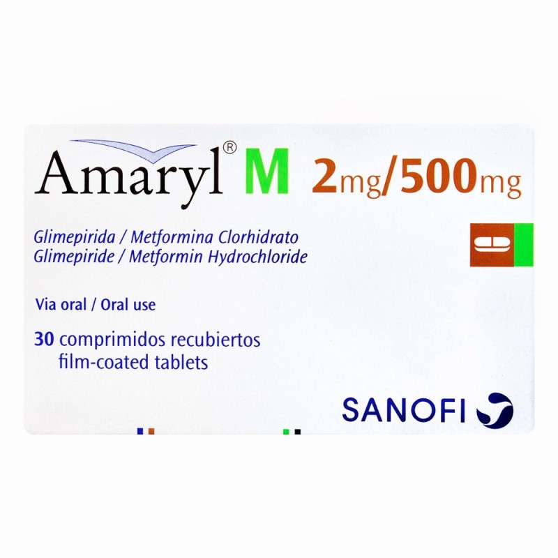 Amaryl M 2 Mg/500 Mg 30 Comp(A)